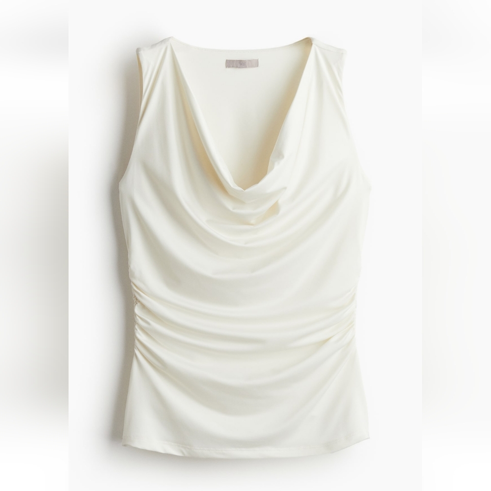 H&M Drape Cowlneck Top